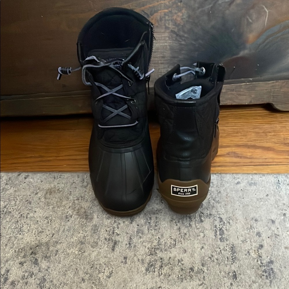 Sperry Black Rain & Snow Boots